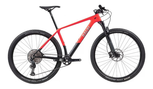 Bicicleta Caloi Carbon Sport Slx 12v Susp Suntour Verm. 2021