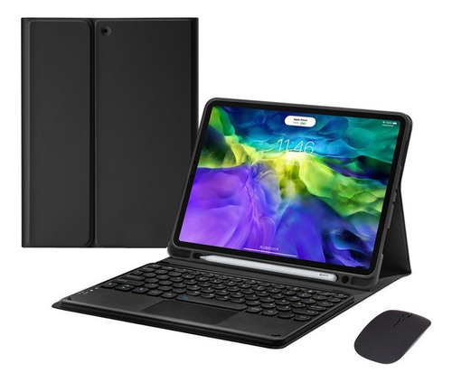 B Funda Con Teclado Táctil Y Mouse Para iPad 9.7 '' 6th 5th