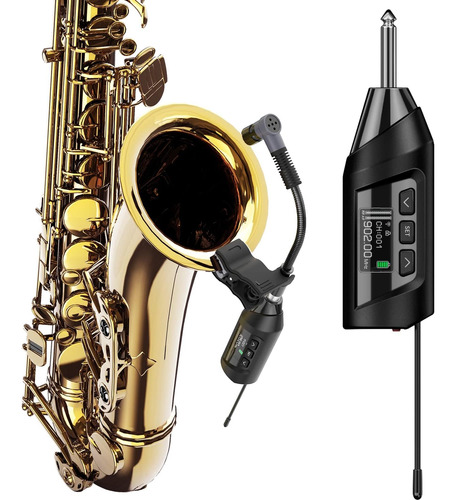 Sistema De Micrófono Inalámbrico Para Saxofón Sgpro Tr-15