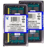 Memória Kingston Ddr2 1gb 800 Mhz Notebook Kit C/10 Unidades
