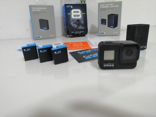 Gopro Hero8 4k  Con 3 Pilas Y Cargador Externo Super Oferta