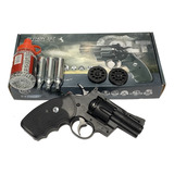 Revolver Colt Python. 357 Magnum Co2 + 2 Cargadores+ Balines