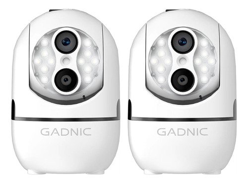 Kit X2 Camara De Seguridad Hd Wifi Vision Nocturna Celular