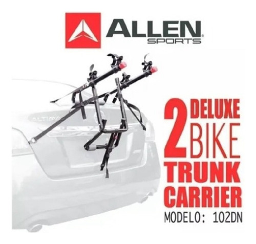 Soporte Porta Bicicletas Para Auto Allen® Negro