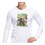 Remera De Hombre Aventurero Ajolote Guerrero Ml