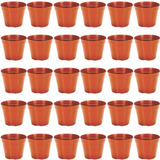 30 Mini Vaso Plástico N7 Ceramica Suculentas Cactos Atacado