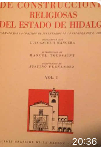 Catálogo De Construcciones Religiosas Del Estado De Hidalgo