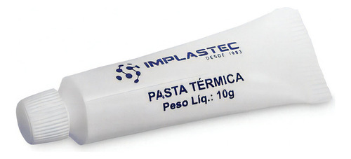 Pasta Térmica Implastec Bisnaga 10gr P/ Processador, Cooler
