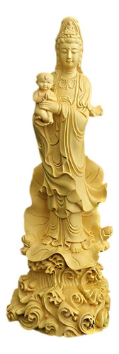 Artesanato De Escultura Chinesa De Guanyin Estátua De Buda