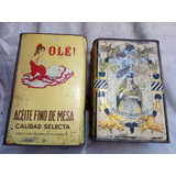 Latas Antiguas De Aceite Olé