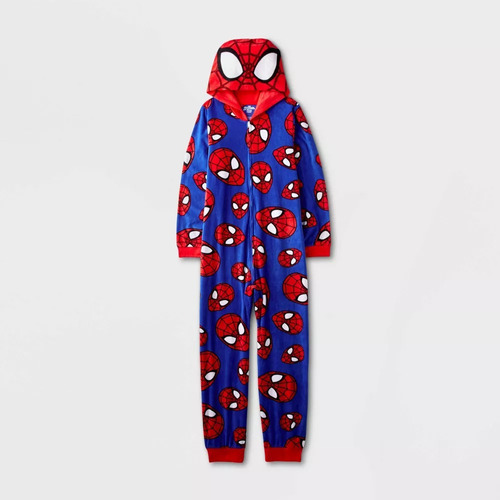 Pijama 1 Pieza Niño Marvel Spiderman Hombre Araña Importada