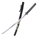 Katana Samurai En Acero Para Coleccion Cosplay Regalo Sofa