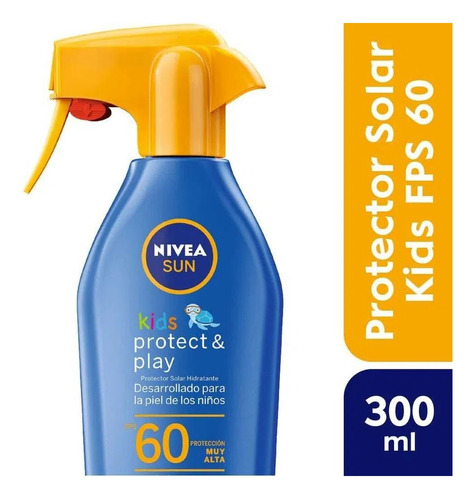 Nivea Protector Solar Protect & Play Kids Spray 60+fps 
