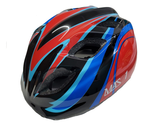 Casco Bicicleta Proteccion Skate Monop Niños Mazzi Bl/blue/r