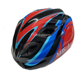 Casco Bicicleta Proteccion Skate Monop Niños Mazzi Bl/blue/r