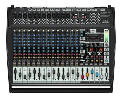 Consola Amplificada Behringer Pmp6000 20 Canales Fx  