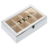 Mygift Caja Organizadora Vintage De Madera Blanca Para Te 