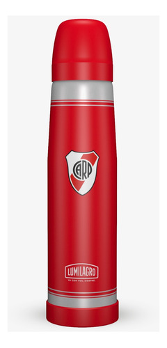 Termo Lumilagro River Plate Escudo Acero Inoxidable 1lt