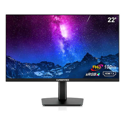 Monitor gamer Xundefined 22‘’ 100HZ FHD Bocina LED negro HDMI+DP VESA | Envío gratis