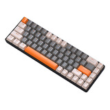 Teclado Mecânico Para Jogos K68 Ergonômico Sem Fio Para Pc