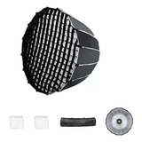 Softbox Dome Light Montura Bowens Con Grid Triopo Kp2-90