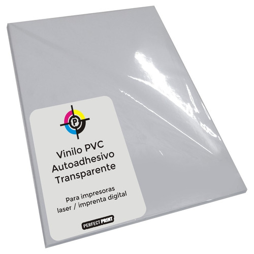 Vinilo Sticker Autoadhesivo Transparente A2 X 20 Pvc Laser