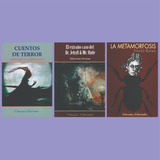 Lote X 3 Libros Clásicos Kafka Stevenson Lovecraft Nuevos