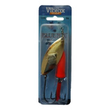 Spinner Chinook Vibrax 33gr Color Gold Flo Red