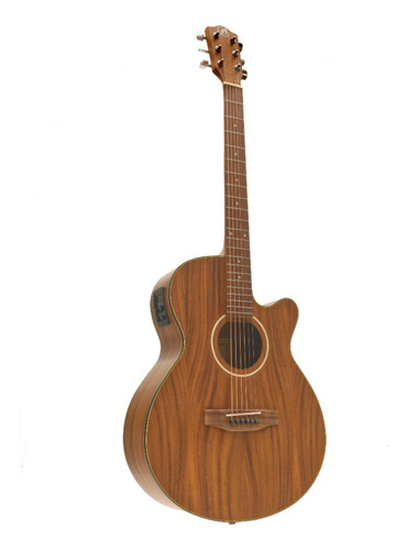 Guitarra Electroacústica Bamboo Ga-40 Koa Funda Acolchada