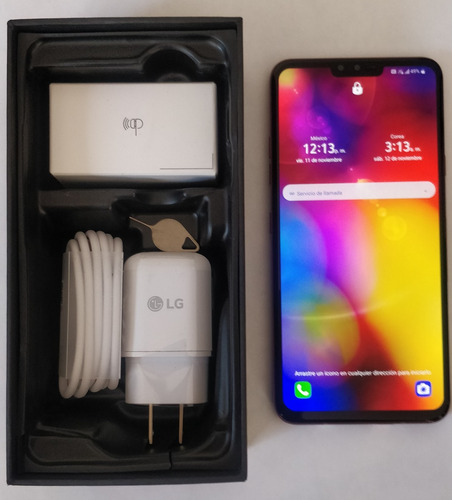 LG V40 Thinq 128 Gb Negro 6 Gb Ram Desbloqueado