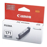 Cartucho De Tinta Canon Cli-171 Gy Gris Para Pixma Mg6810