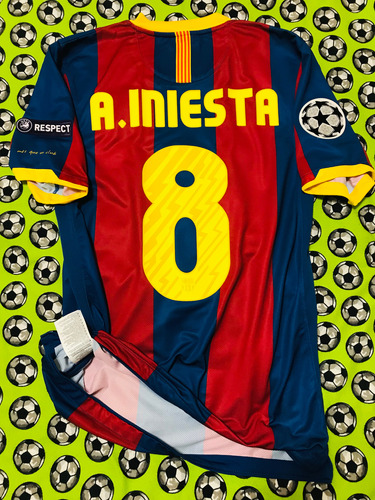 Jersey Nike Fc Barcelona Final Champions 2011 A. Iniesta S