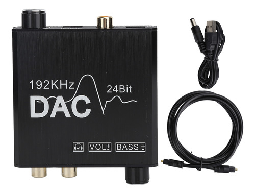 Adaptador Convertidor De Audio Digital A Analógico Rca 192 K