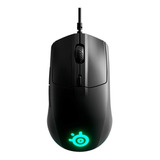 Mouse Gamer De Juego Steelseries  Rival 3 62513 Negro