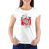 Playera Peces Koi Cuello U Para Mujer