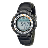 Reloj Casio Sgw100b-3v Men's Sgw100b-3v Digital Compass Se Color De La Correa Negro Color Del Bisel Metal Función B Color Del Fondo Gris