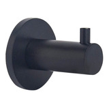 Percha Simple Negra  Linea Basic - Accesorios De Baño Ottone