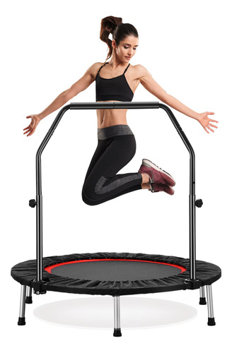 Zenova Mini Trampolin, Trampolin Plegable Para Adultos Tramp