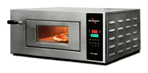 Forno De Lastro Para Pizza 40 Cm Digital Flp400d Skymsen