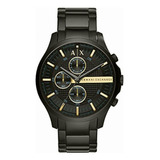 Reloj Armani Exchange 46mm, Pulsera De Acero Inoxidable