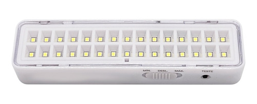 Luminária De Led Slim Para Luz De Emergência E Bateria 12v