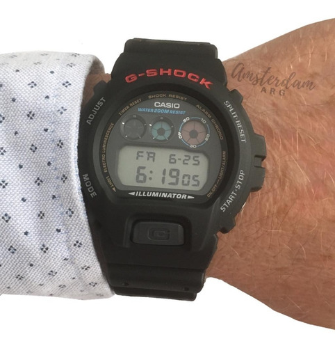 Reloj Casio Hombre Mod G-shock Dw-6900-1v   ..amsterdamarg..