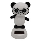 Figura Decorativa Oso Panda Con Movimiento De Carga Solar