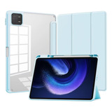 Funda Plegable Trasera Para Xiaomi Pad 6 / Pad 6 Pro, Azul