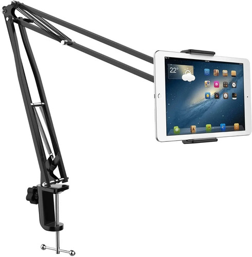 Soporte Brazo Metal Microfono Porta Celular Tablet Mobil 12p