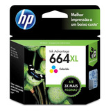 Cartucho Hp F6v30ab N 664xl Tricolor