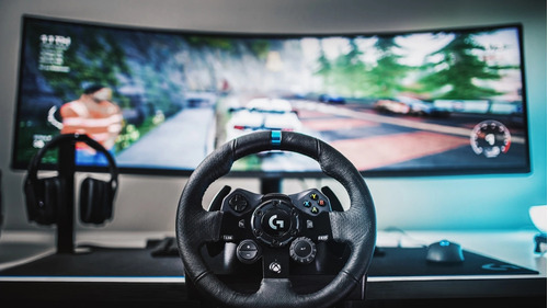 Volante De Carreras Y Pedales Logitech G923 Ps4 Ps5 Pc