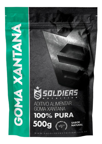 Goma Xantana 500g  100% Puro  Soldiers Nutrition