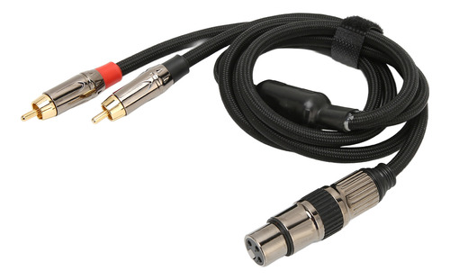 Cable De Micrófono Adaptador Estéreo Xlr Hembra A Doble Rca,