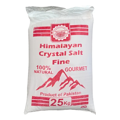 Sal Del Himalaya Rosa Molida Orgánica Y Natural 25 Kg | Envío gratis